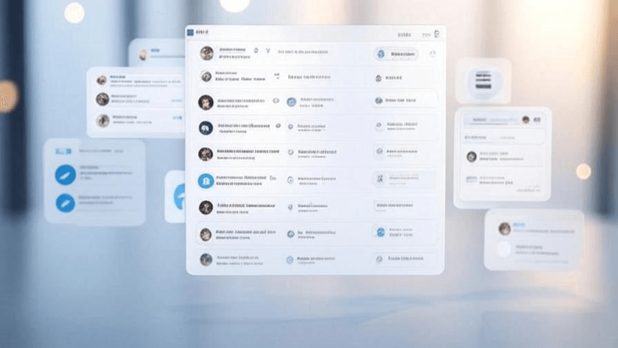 Tarjetas de chat flotantes en Telegram Desktop mostrando resumen de contactos y conversaciones